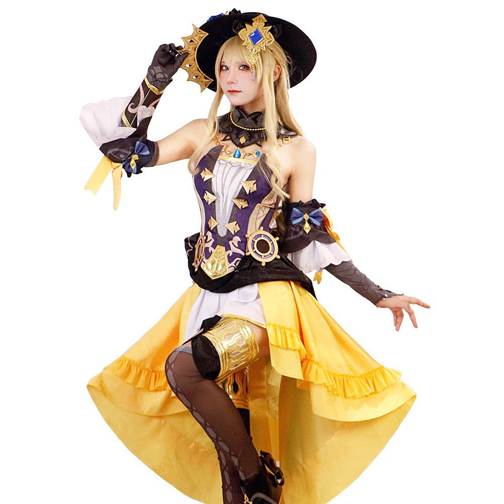Genshin Impact Maple Dana Weiya Cos Costume Full set of Navia Cosplay anime Animation Game Costume Female