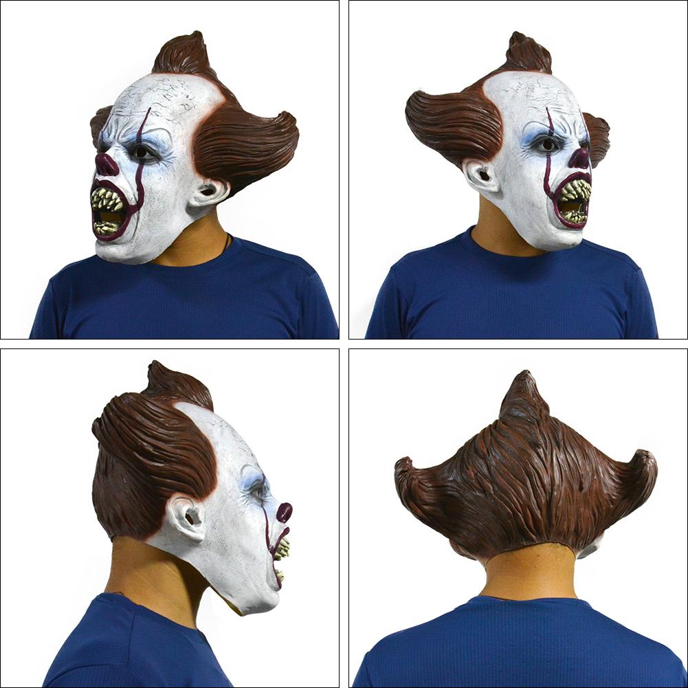 Horrifying Halloween Mask Adults Latex Pennywise costume mask