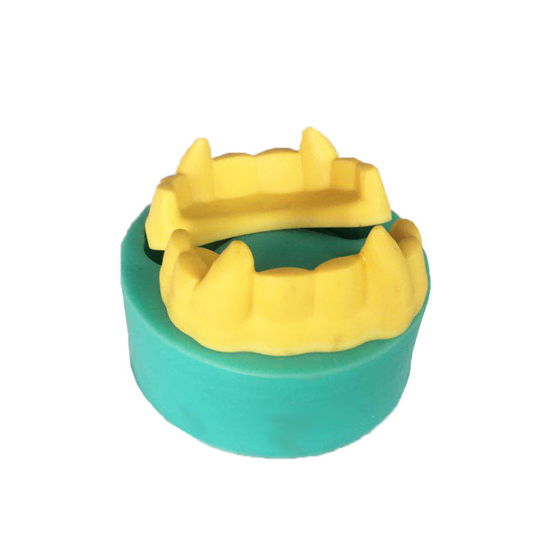 Demon teeth cake silicone mold Halloween Vampire Vampire teeth chocolate diy Ice Cube mold