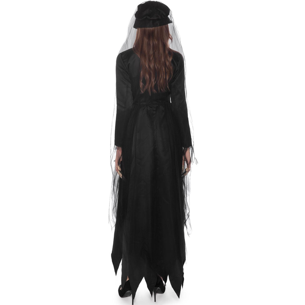 S-XXL Women's Halloween Vampire Bride Costume