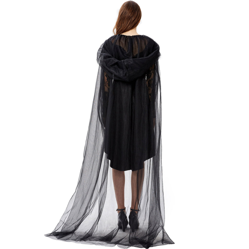 Dark Vampire Witch Halloween Costume Cloak