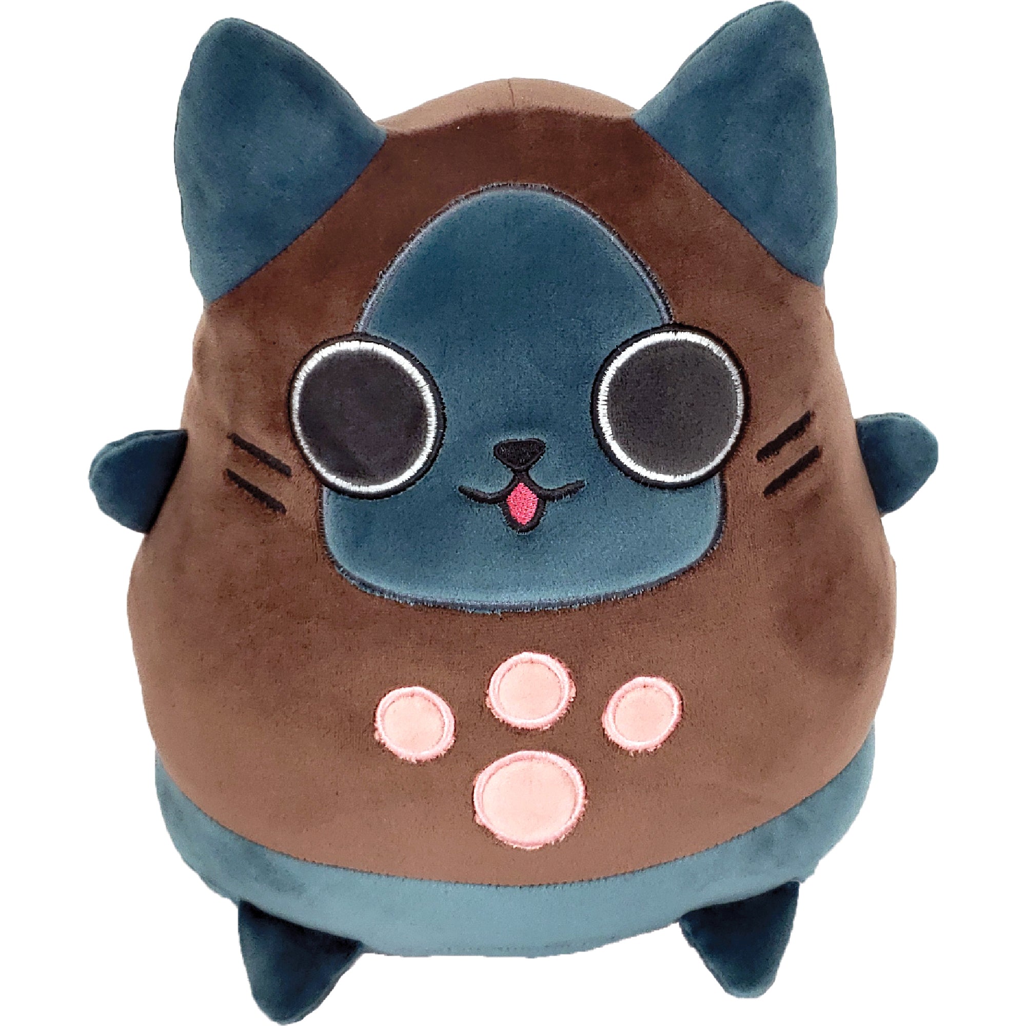 Stubbins: Monster Hunter Rise - Chocolate Palico Smoosh Plush (10")