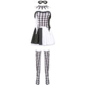 S-XL Halloween Vampire Clown Costume