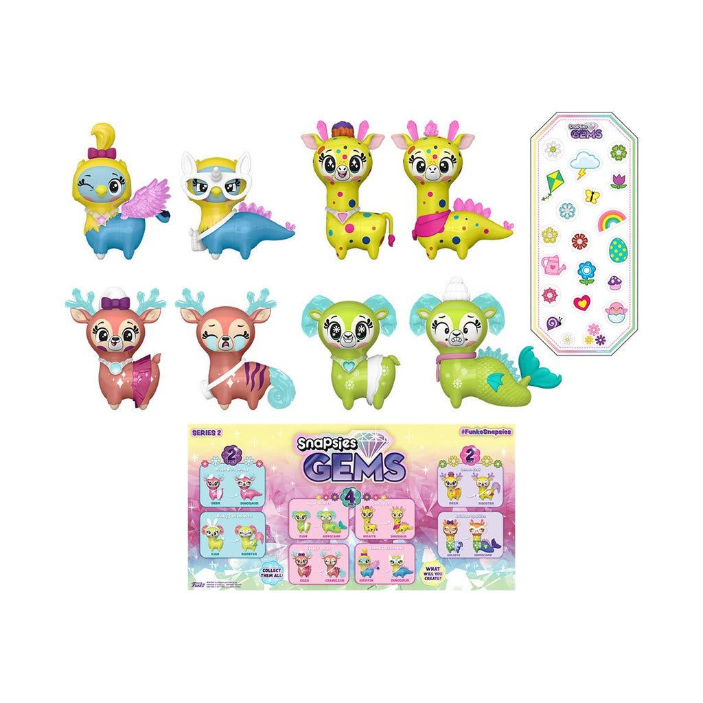 Snapsies Gems Spring Wave 3 4-Pack