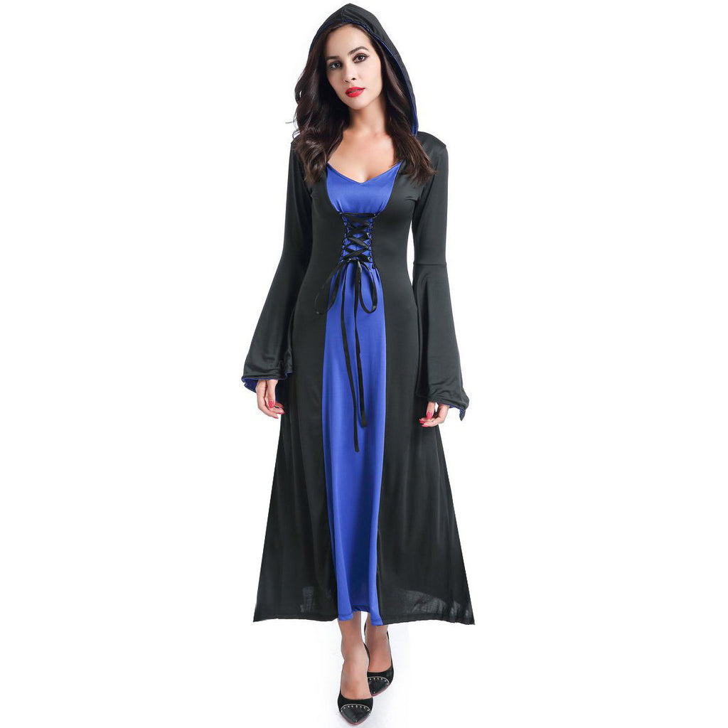 European Vampire Dress Halloween Witch Costume