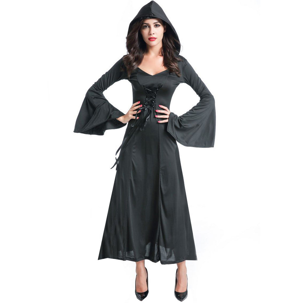 European Vampire Dress Halloween Witch Costume