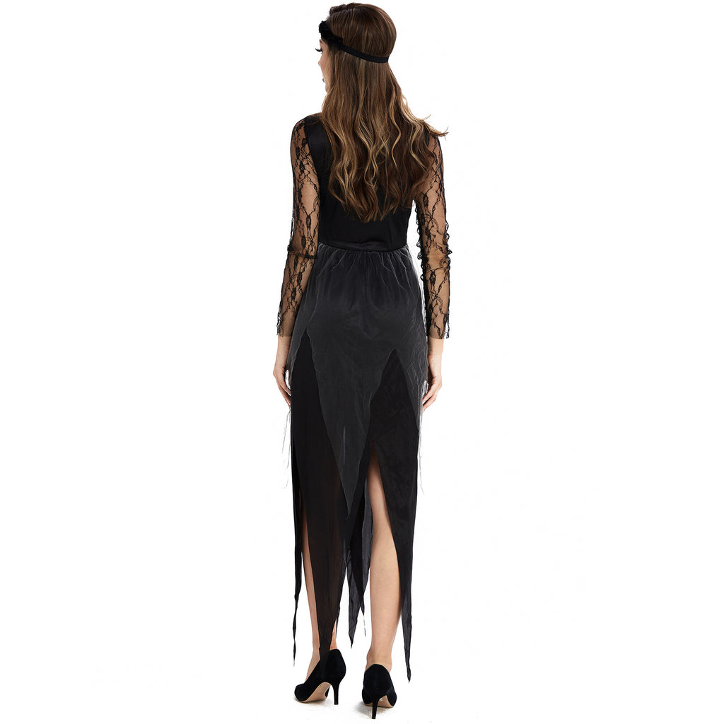 New Halloween Zombie Vampire Bride Costume