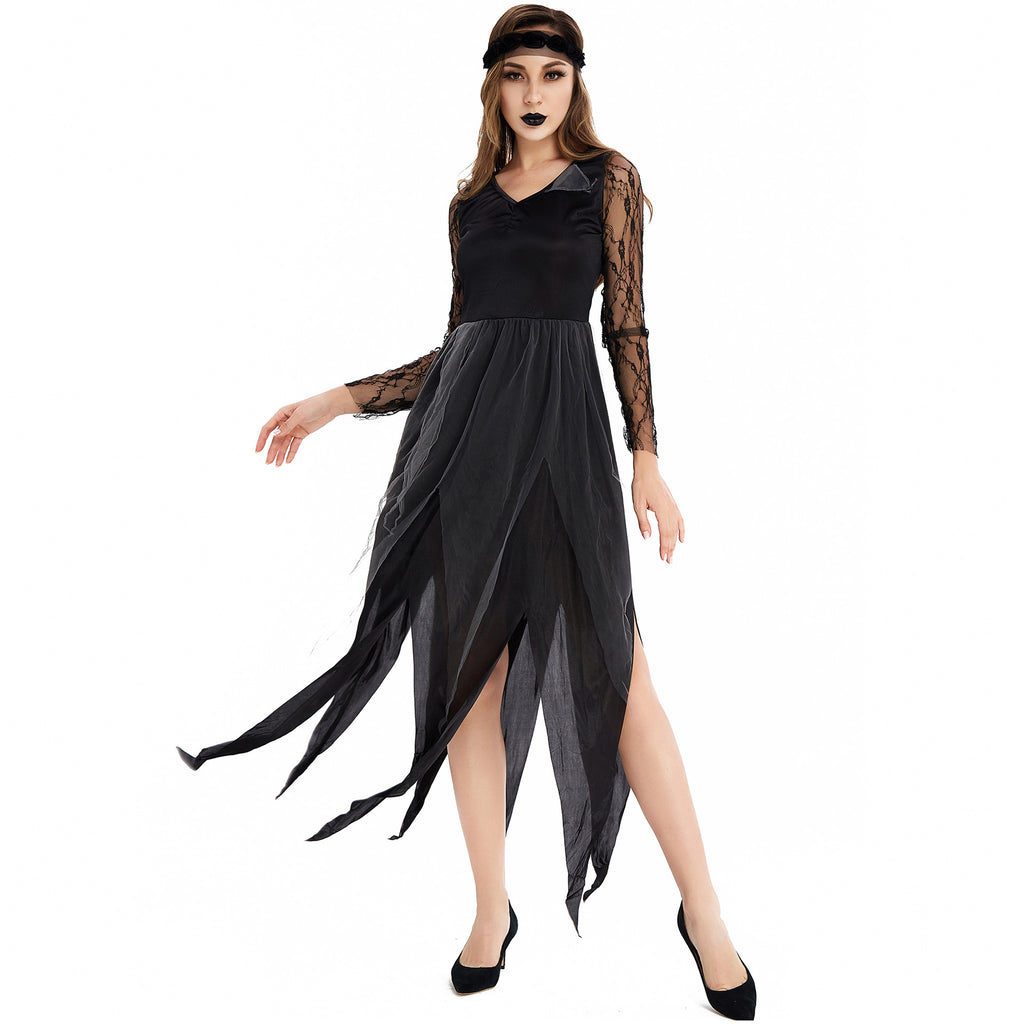 New Halloween Zombie Vampire Bride Costume