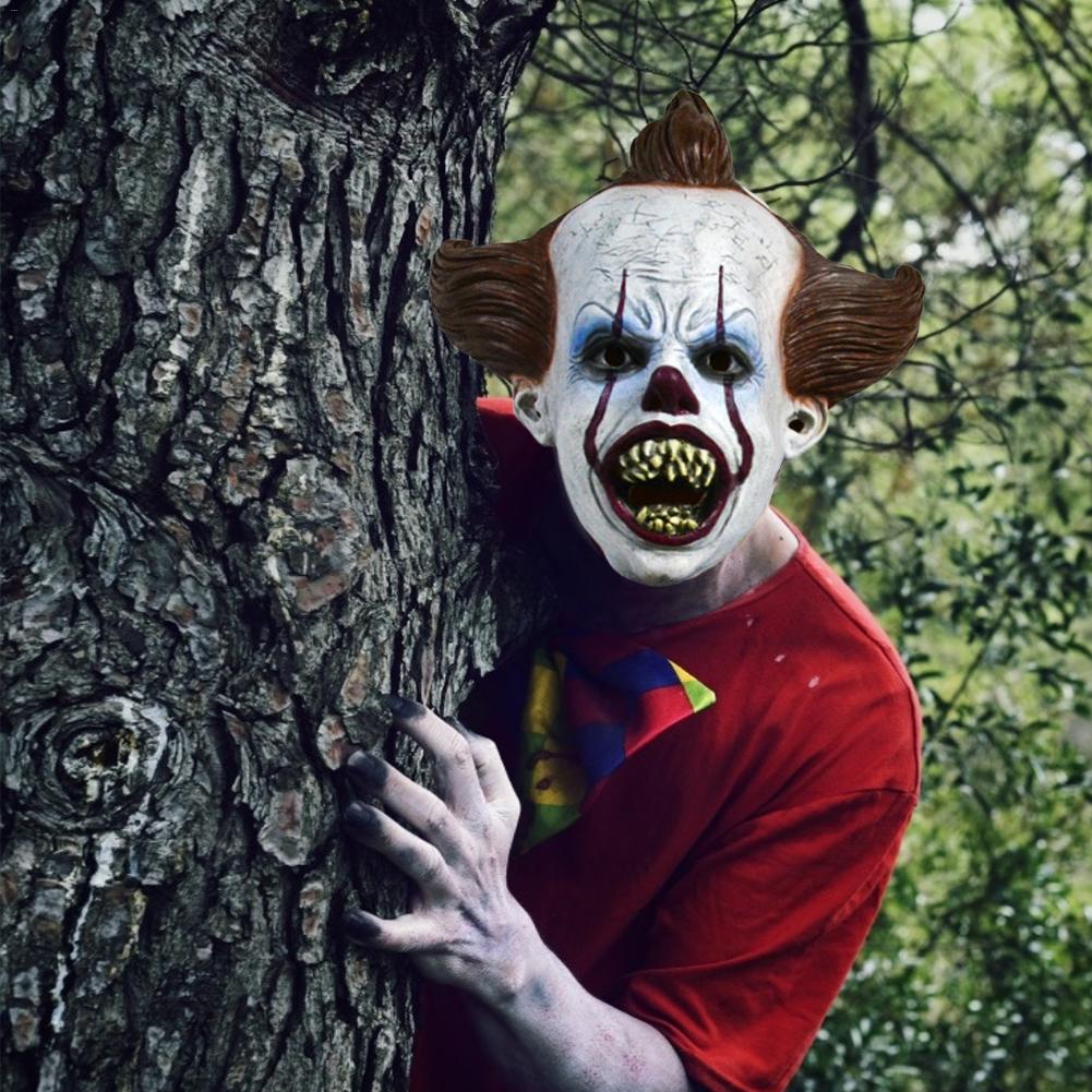 Horrifying Halloween Mask Adults Latex Pennywise costume mask