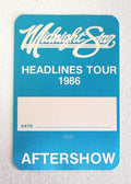 Midnight Star Headlines Tour 1986 Backstage Pass OTTO