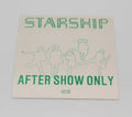 Starship Tour 1986 Backstage Pass OTTO