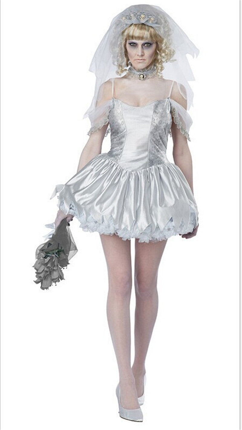 Women's Vampire Bride Halloween Cosplay Costume