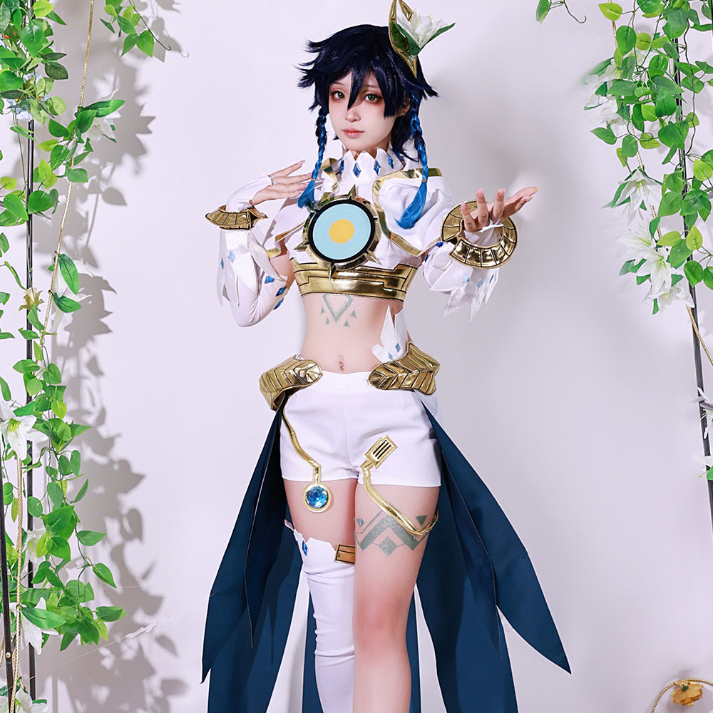 Genshin Impact Wendi Costume Costume Monde Fengshen Babatos Game Animation Cosplay Costume Complete Set