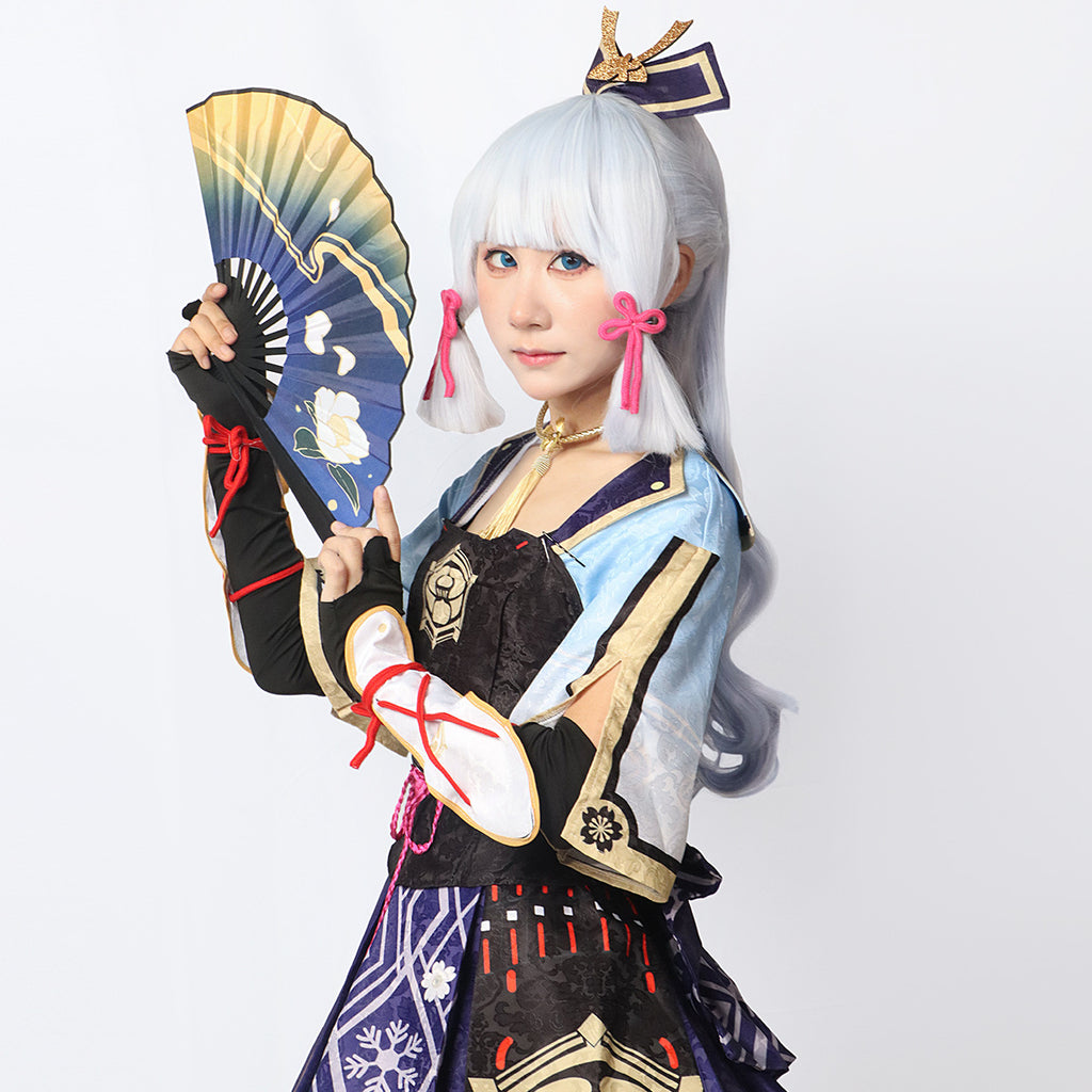 Genshin Impact cos dress, rice wife, miss anime animation game costume, goddess li linghua cosplay suit