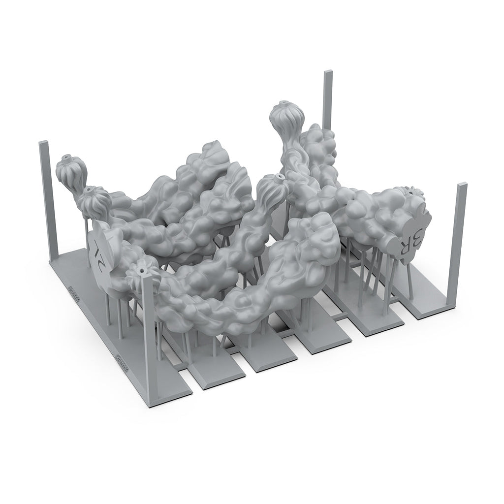 AK Interactive Basing Bits: Jump-Pack Trail FX (6 Pieces)