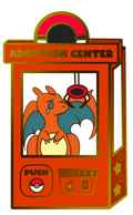 Pokemon: Charzaird Adoption Center Enamel Pin