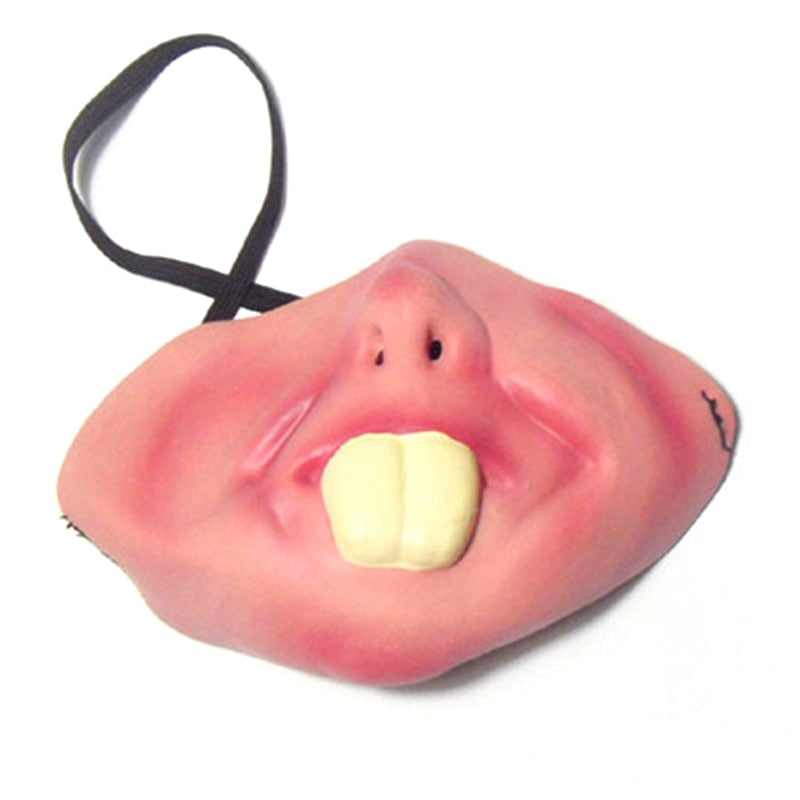 Funny Adult Party Mask Latex Clown Cosplay Half Face Horrible Scary Masks Masquerade Halloween Party Decor Halloween