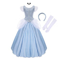 Halloween Cosplay Princess Dress Cinderella Adult Costume Party Gown Stage Performance Outfit