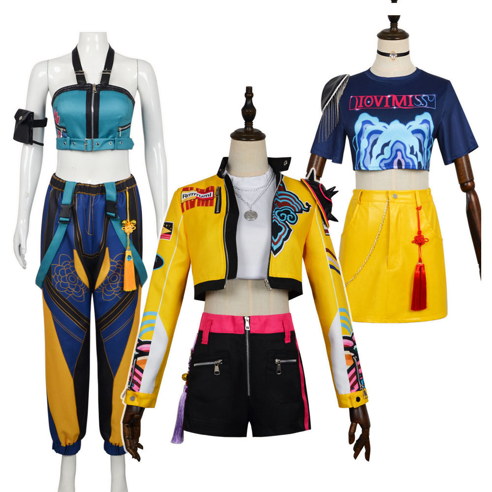 K-POP Witch Hunt cosplay costume Rumi embroidery Zoe cosplay Mira Halloween performance costume