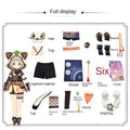 Genshin Impact COS Costume Luoli Women's Costume Naruto Morning Grapefruit Cosplay Game Animation anime Costume Women