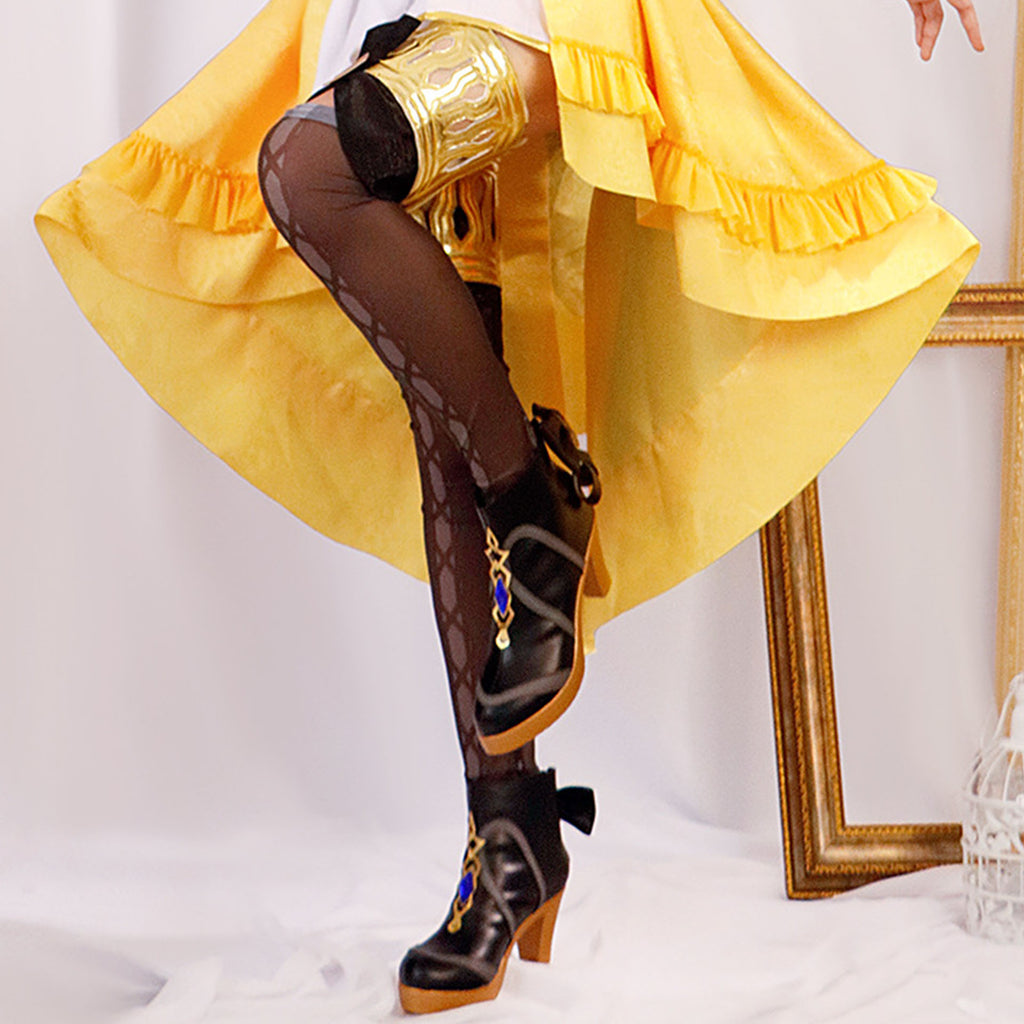 Genshin Impact Fengdan Navia Cos suit, full set of Navia cosplay clothes, matching shoes
