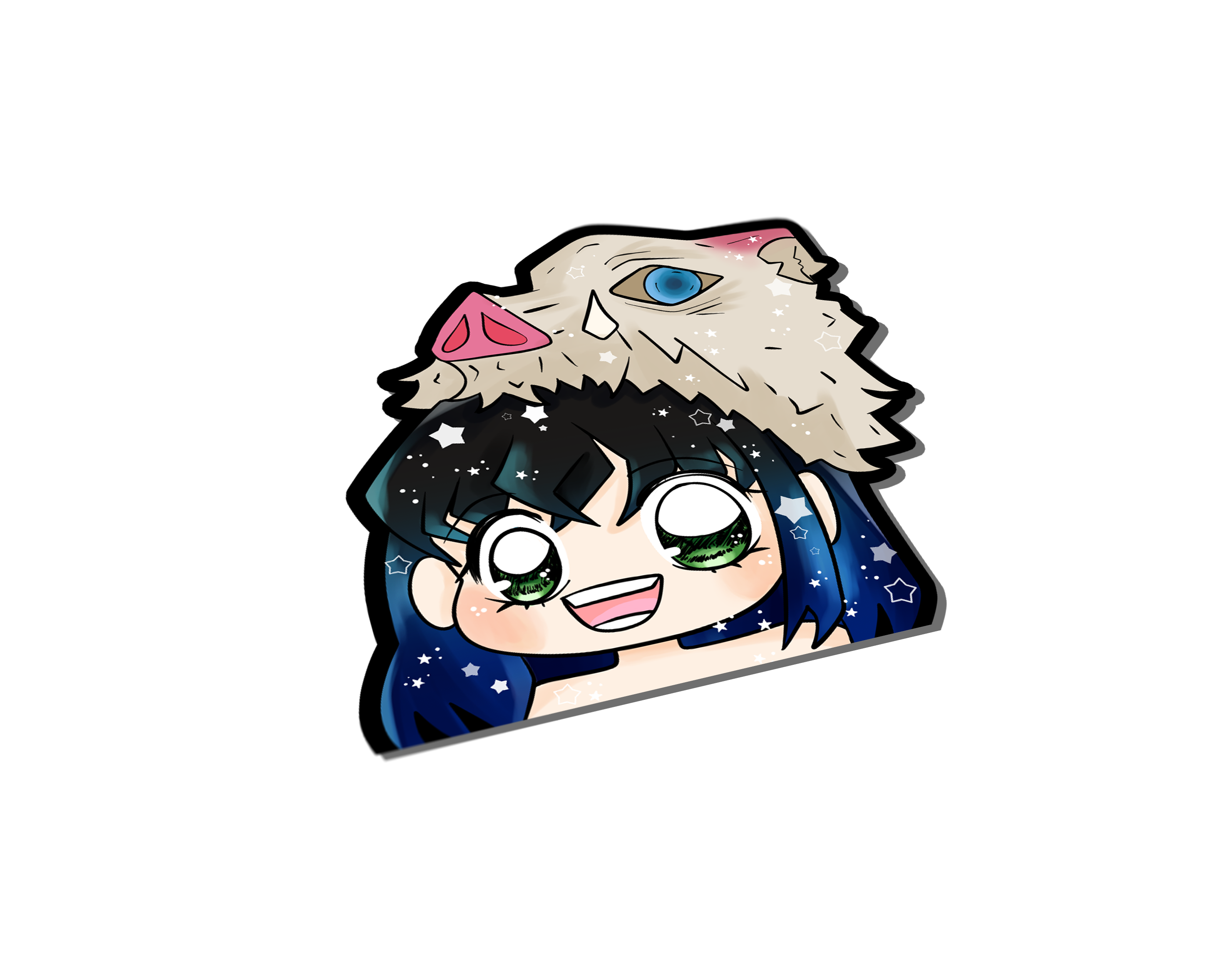 Demon Slayer: Inosuke Anime Peeker