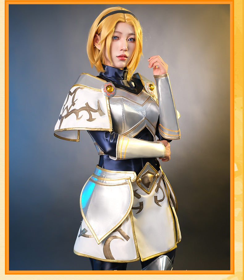 League of Legends cosplay costume, Radiant Girl, Lacus cosplay costume, anime game, C-suit, women's clothing