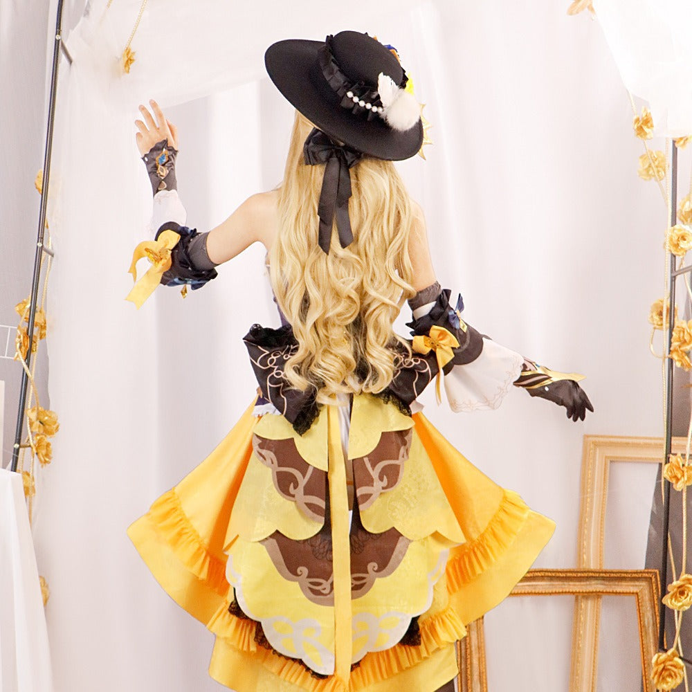 Genshin Impact Maple Dana Weiya Cos Costume Full set of Navia Cosplay anime Animation Game Costume Female