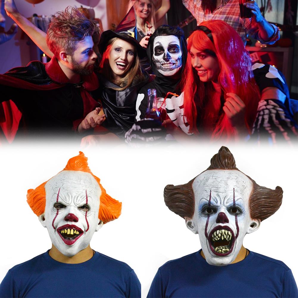 Horrifying Halloween Mask Adults Latex Pennywise costume mask