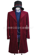 Willy Wonka Chocolate Factory Tuxedo Halloween Cosplay Costume Set Jacket