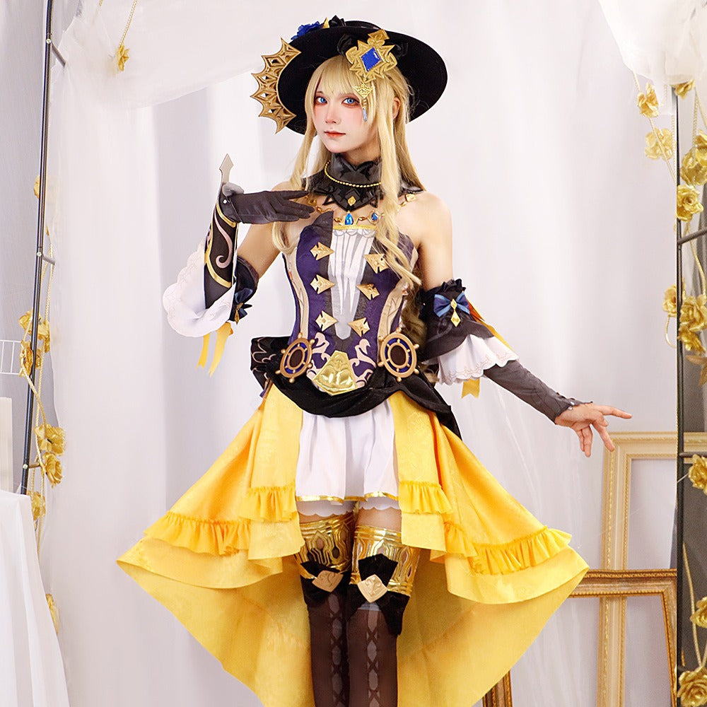 Genshin Impact Maple Dana Weiya Cos Costume Full set of Navia Cosplay anime Animation Game Costume Female