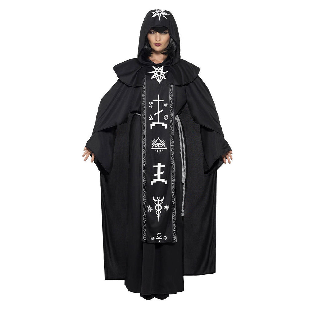 Halloween Costume Cosplay Couple Wizard Robe Costume, Witch, Vampire Outfit