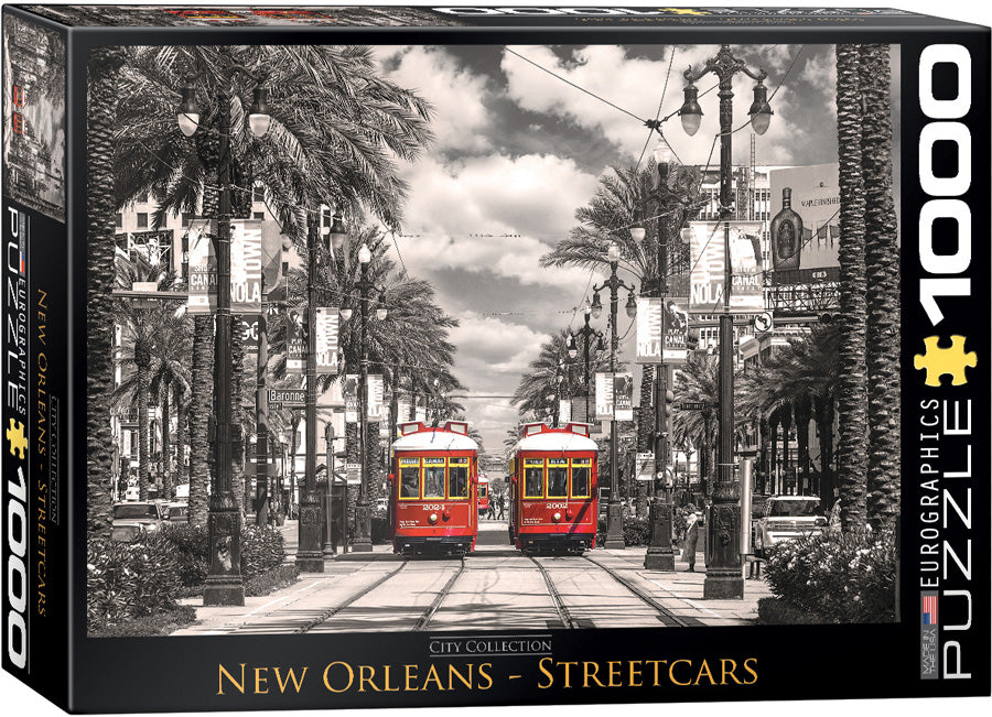Puzzle: City Collection - New Orleans Streetcars