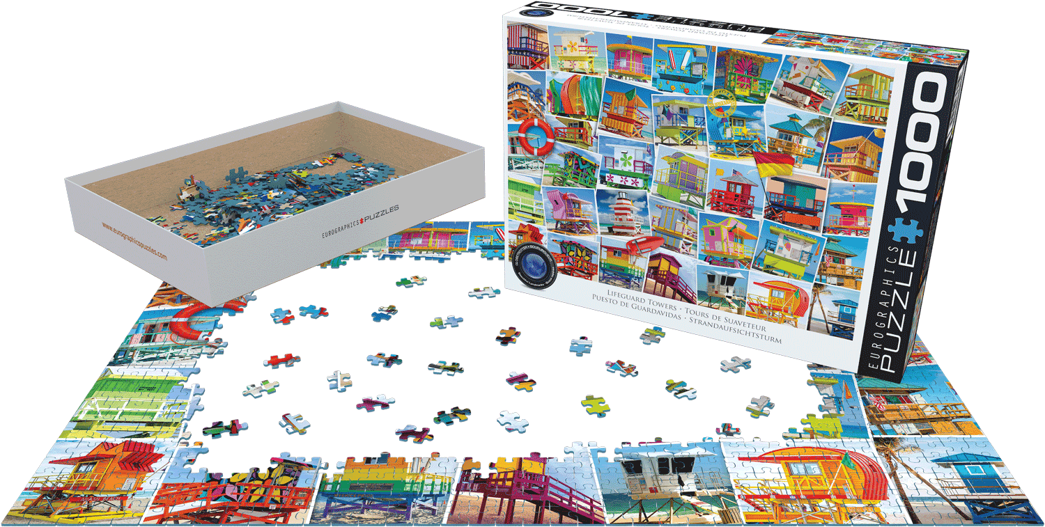 Puzzle: The Globetrotter Collection - Lifeguard Posts