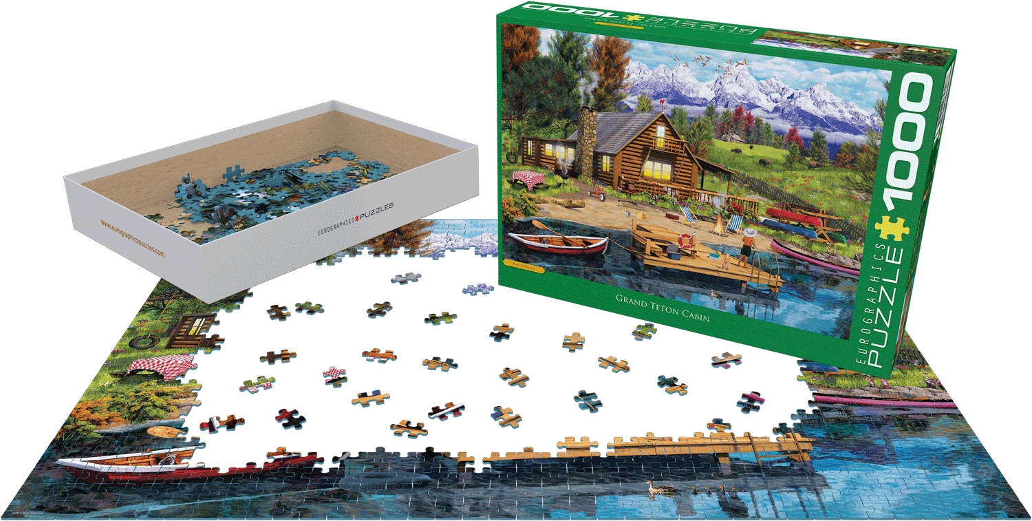 Puzzle: Artist Series - Grand Teton Cabin