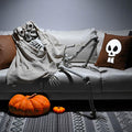Yescom 5.6ft Skeleton Posable Halloween Decoration with Pirate, Cowboy, Day of Dead Costume