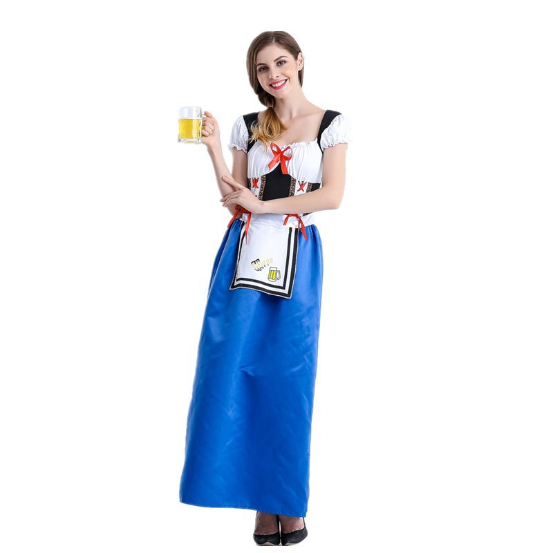 Copy of Halloween Oktoberfest Costume Dingdong Outfit Qingdao Beer Festival Costume Beer Girl Costume Stage Wear Drop Shipping