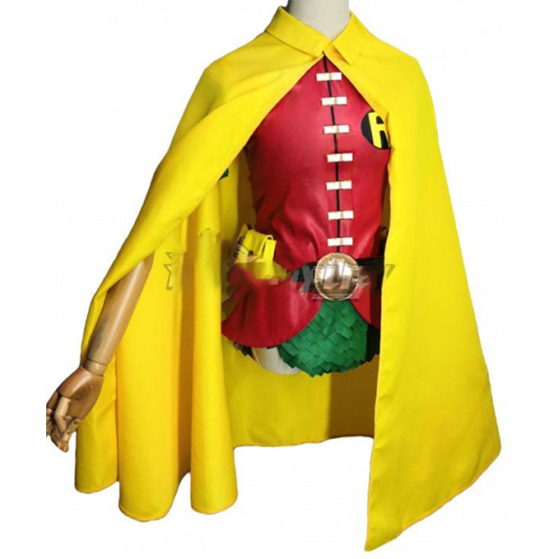 DC Comics Robin Costume Roleplay Outfit Marvel Robin Halloween Stage Performance Costume Wholesale