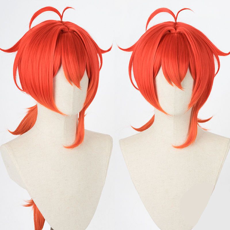 Genshin Impact cos costume Duluk cos game full suit cosplay costume men's clothes wigs shoes sword weapons