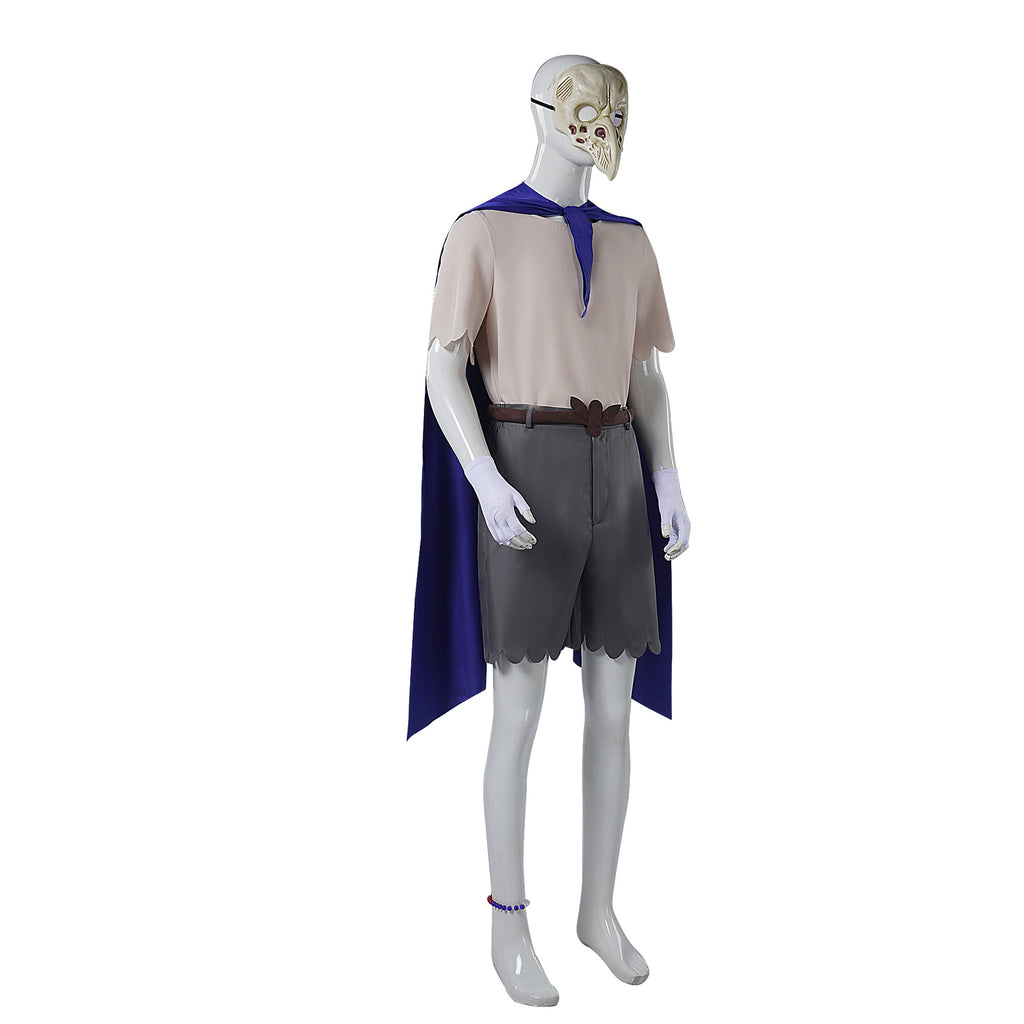 Halloween Little Nightmares 3 Cosplay Costume ALONE Xiao Luo Game Character Cosplay Performance Outfit