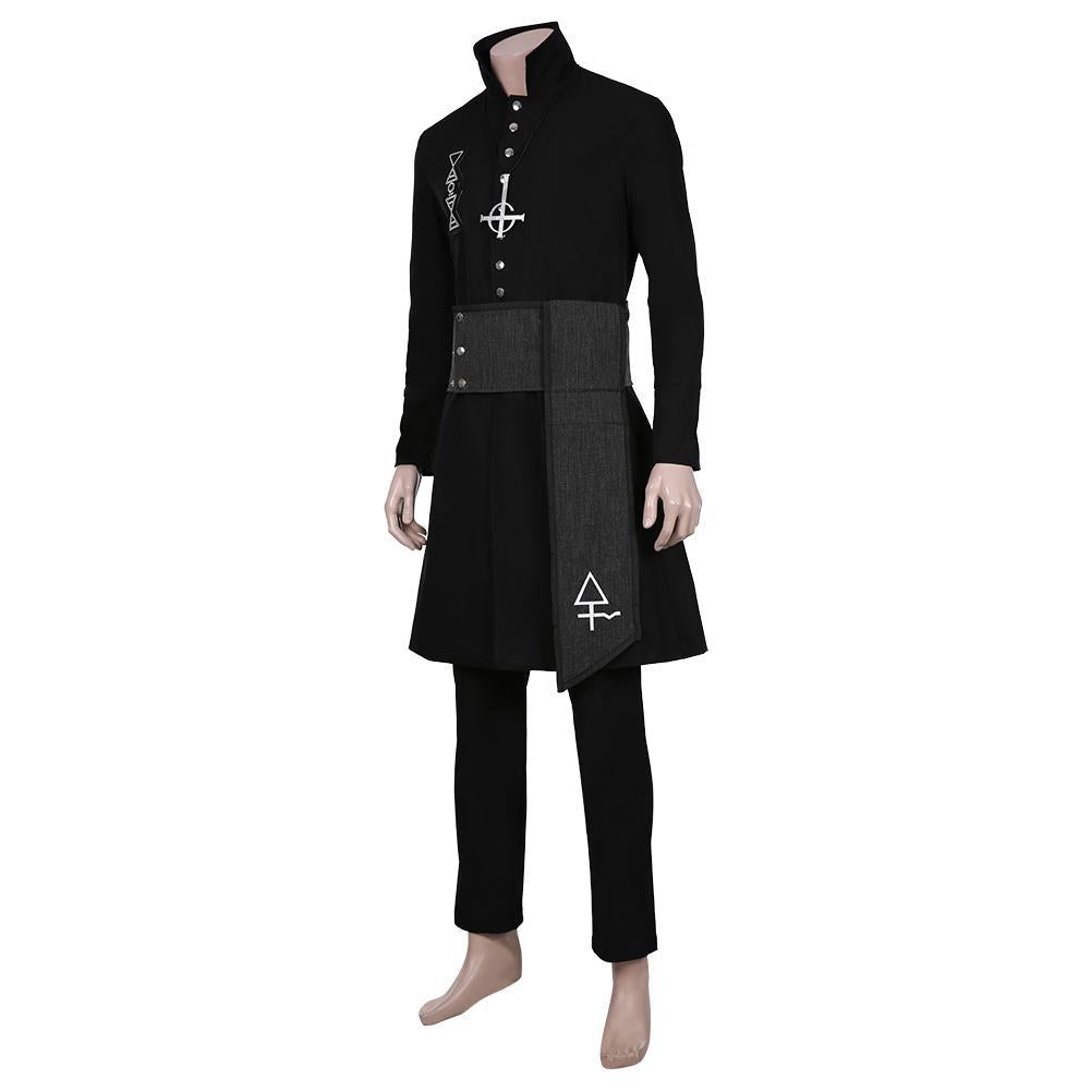 Band Nameless Ghoul Cosplay Costume Black Jacket Halloween Band Nameless Ghoul