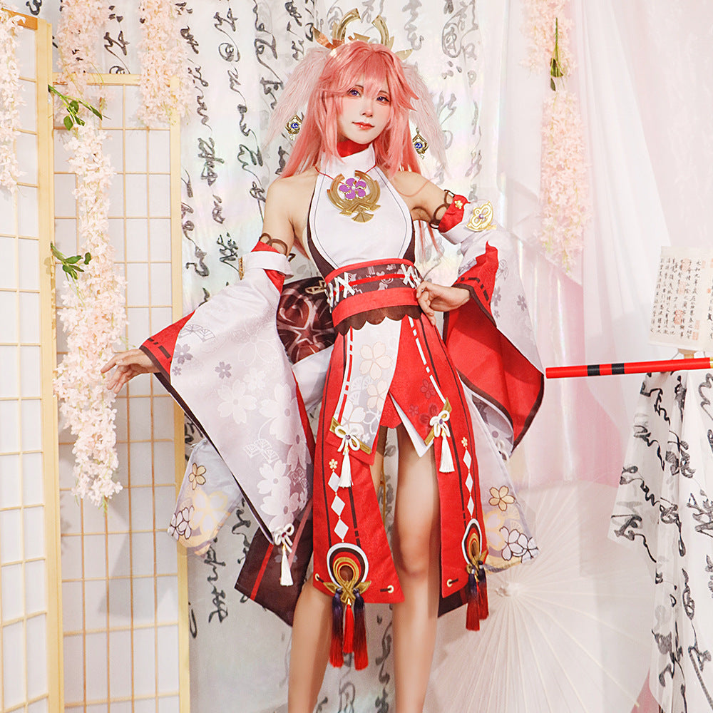 High configuration Genshin Impact eight god son cosplay costume female thunder general eight god son animation COS costume female