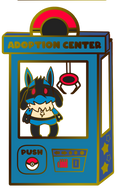 Pokemon: Lucario Adoption Center Enamel Pin