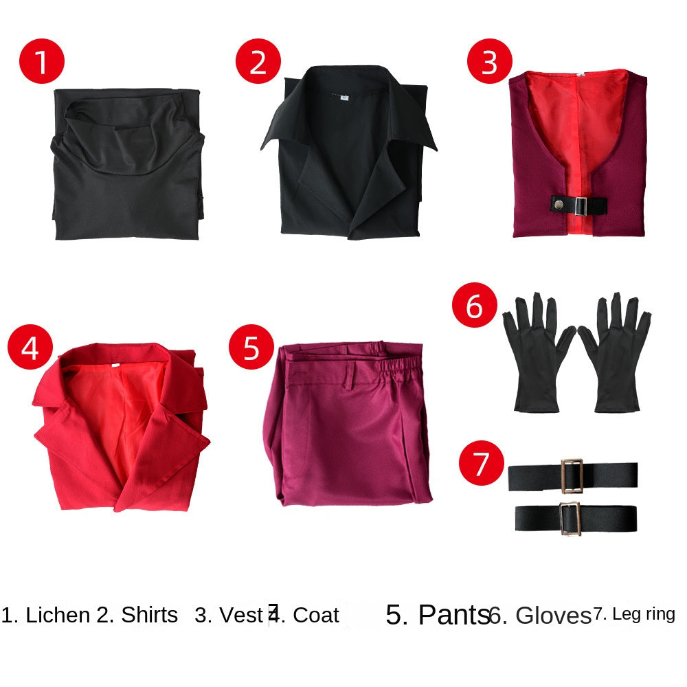 Devil Cry Animated Version cosplay costume Devil Hunter Dante full game role-playing costume