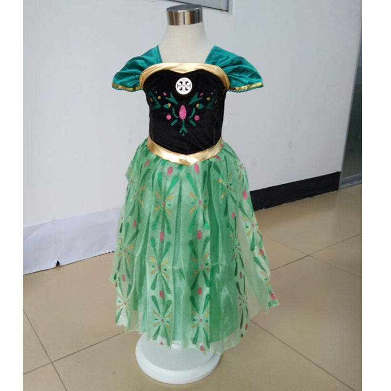 Halloween costume children's girl's princess dress dress performance costume dress girls party dress