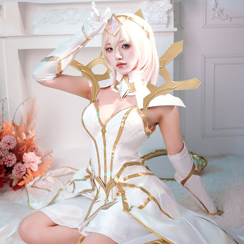 LOL League of Legends cosplay costume big elements make Lacus cosplay costume anime game C-suite women's clothing