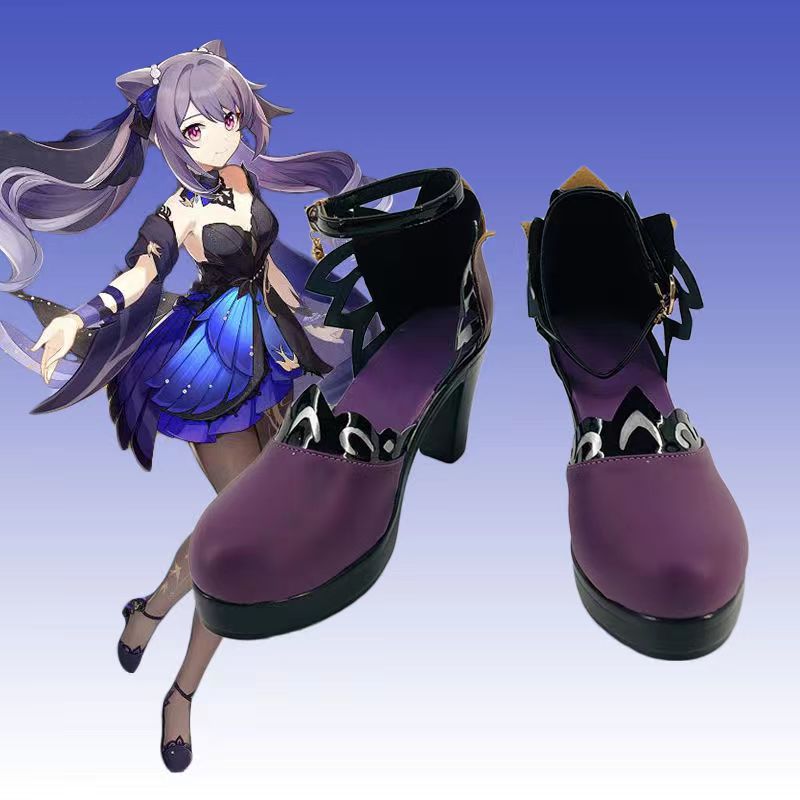 A full set of Genshin Impact carved clear cos clothes Initial five-star glazed moon rainbow dance Royal Sister anime game suit Female