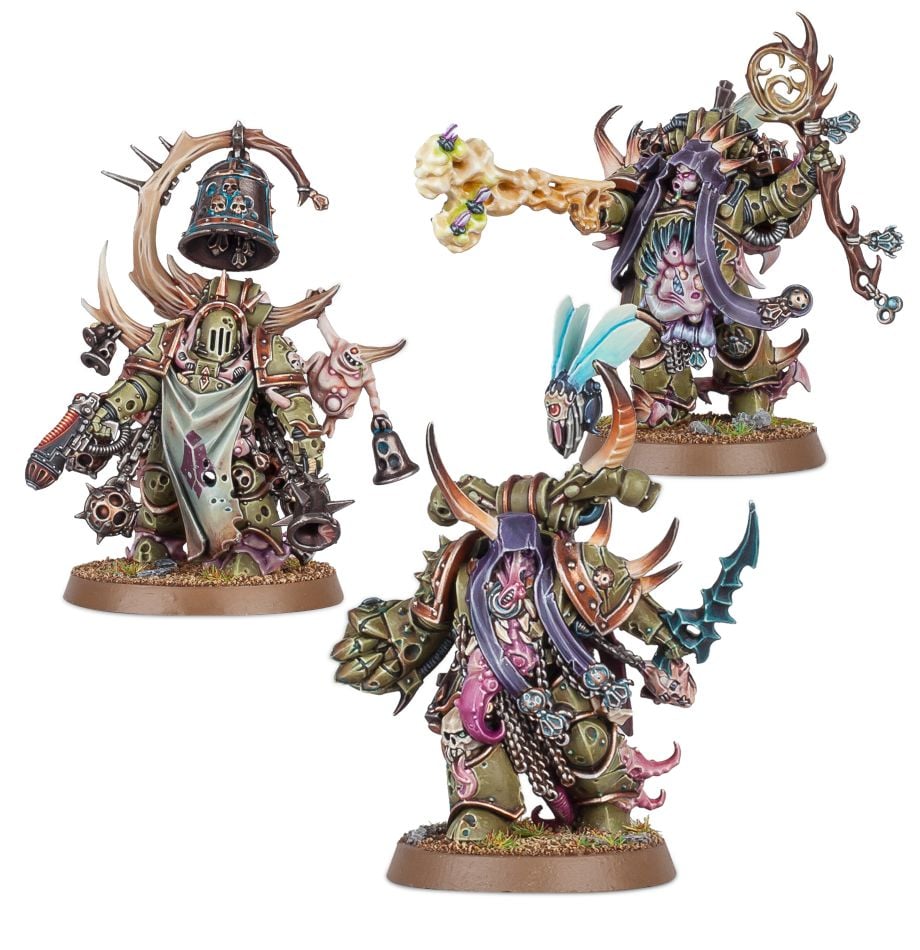 Warhammer 40K: Space Marines Death Guard Chosen of Mortarion