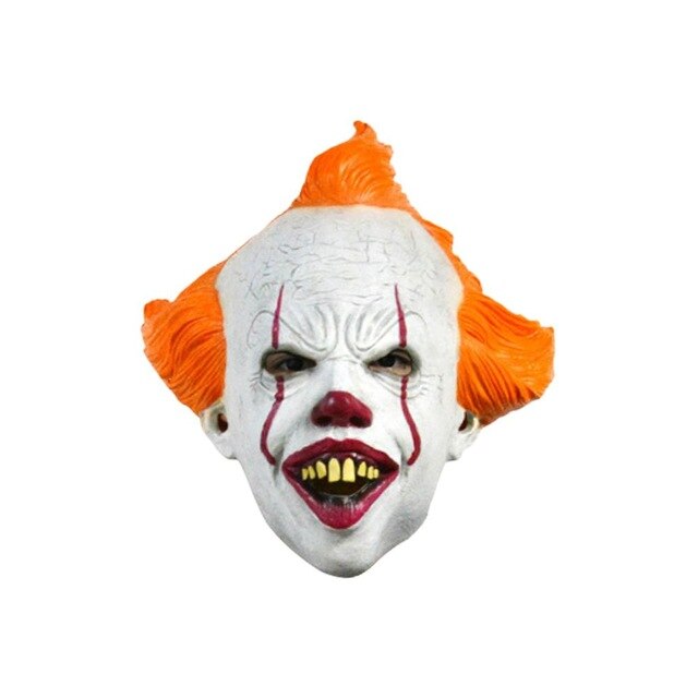 Horrifying Halloween Mask Adults Latex Pennywise costume mask