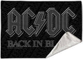 AC/DC - Back in Black Sherpa Fleece Blanket 50" x 60"